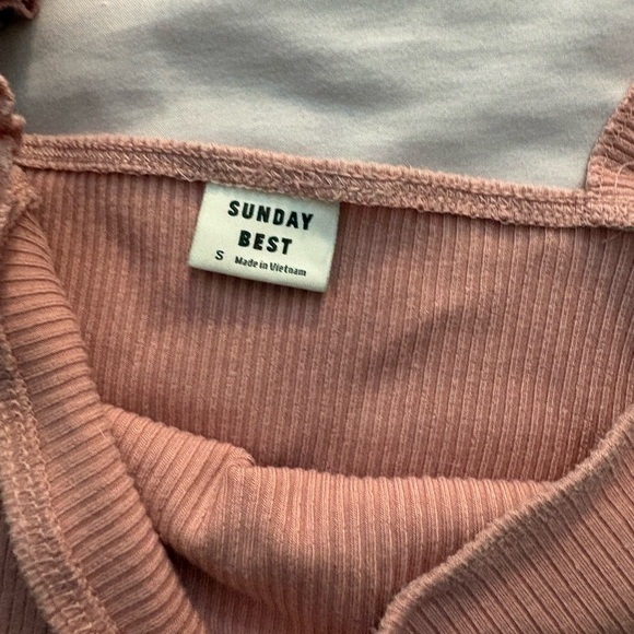 Sunday Best Bodysuit with Ruffled Straps- Aritzia - Picture 3 of 3